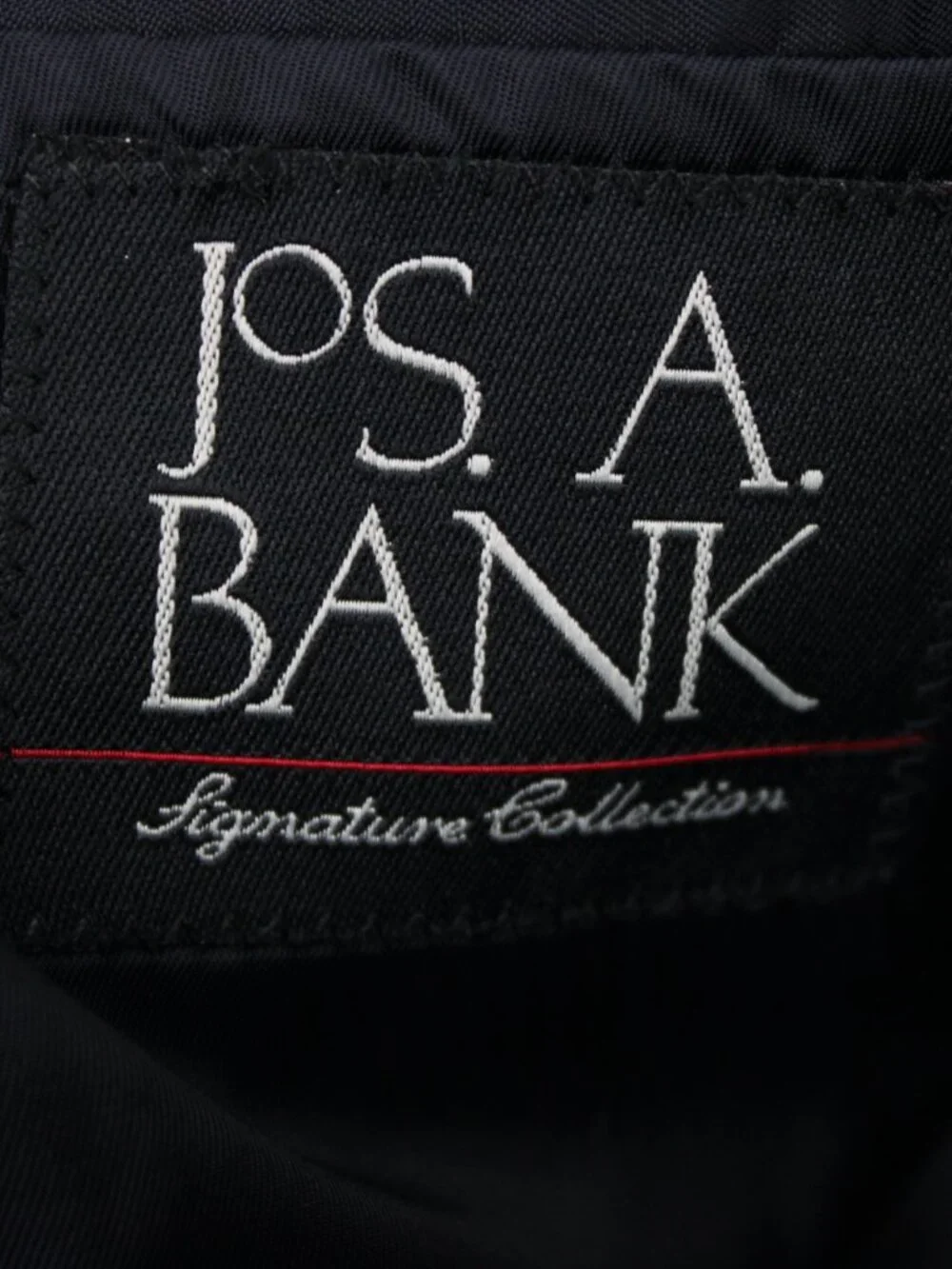 Jos. A. Bank Blazer Mens 50Regular Navy Blue Signature Double Breasted 100% Wool